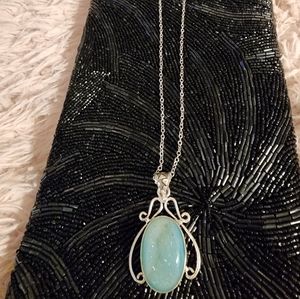 Vintage Baby Blue Necklace
